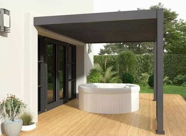 pergola bioclimatique électrique en alu